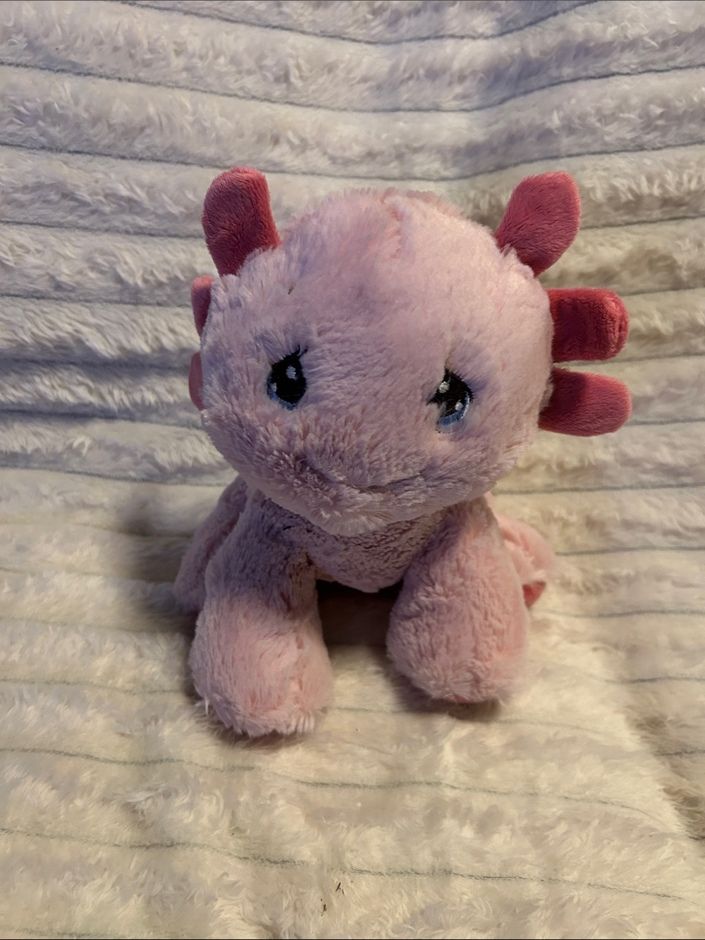 Precious Moments Pink Plush Axolotl Stuffed Animal
